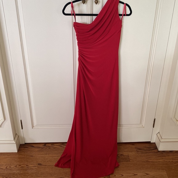 Lauren Ralph Lauren evening dress. Pullover style. Classic Roasted Pepper Red 4 - Picture 6 of 13